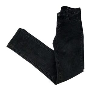 Kimes Ranch Betty Jeans Womens Size 4 Mid Rise Straight Leg Black Denim Pants